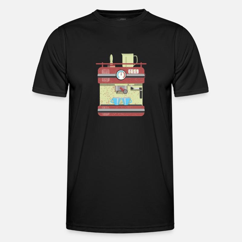 Vector coffee machine Men's Functional T-Shirt