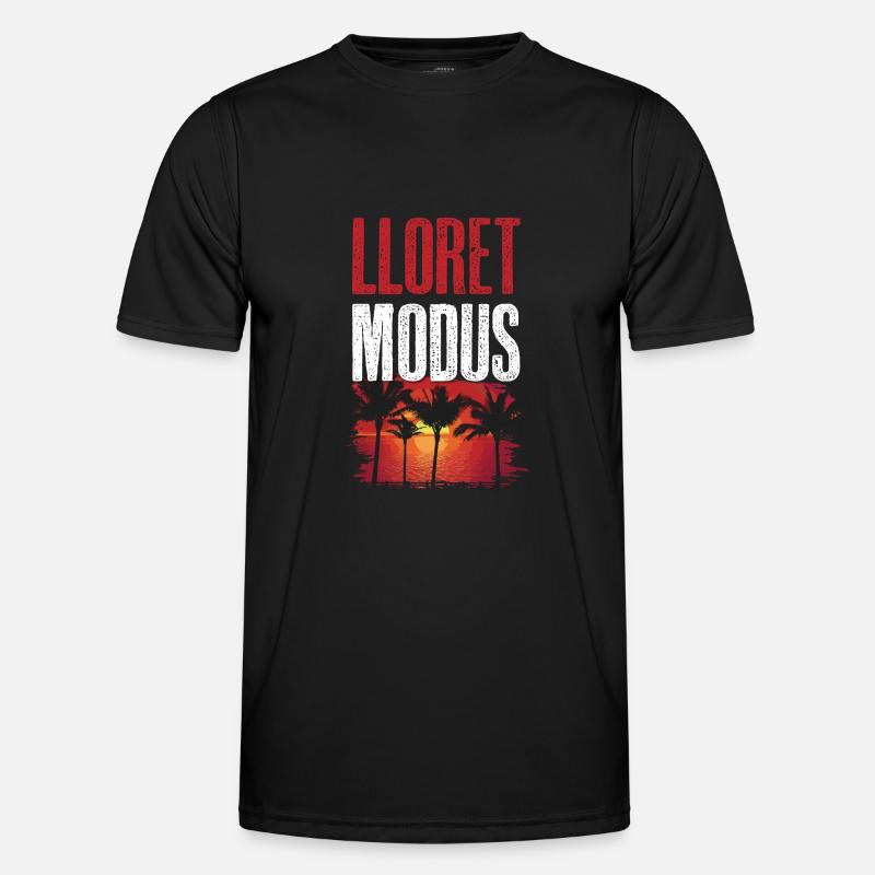 Lloret De Mar Modus Männer Funktions-T-Shirt