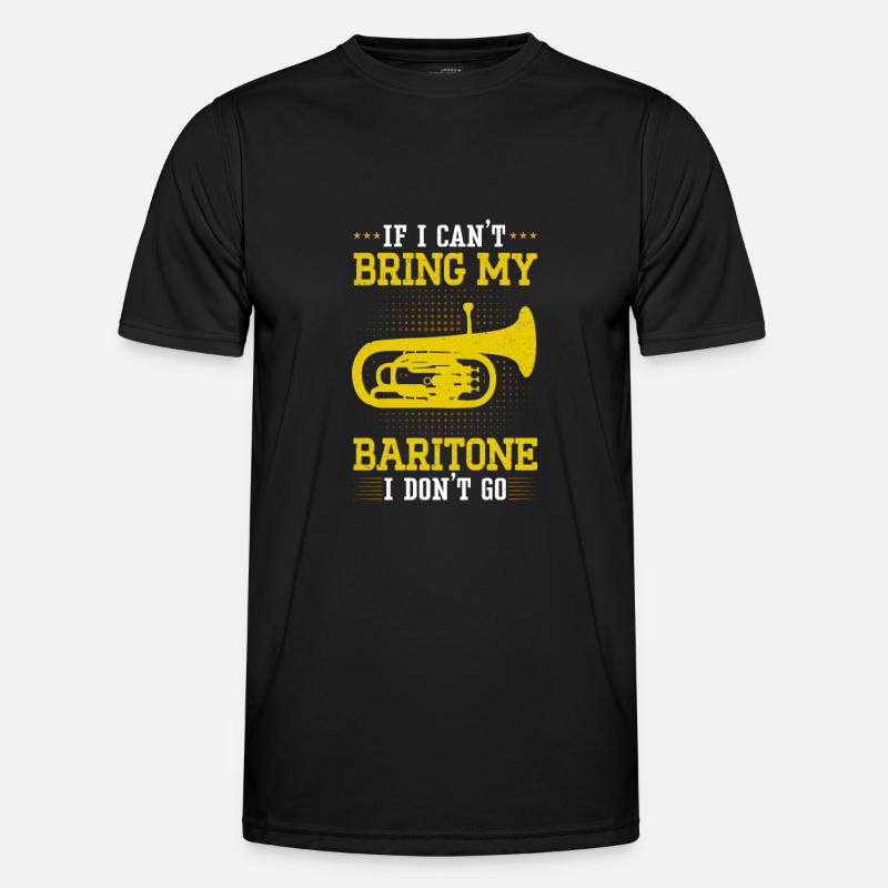 Funny Baritone Saying Marching Band Männer Funktions-T-Shirt
