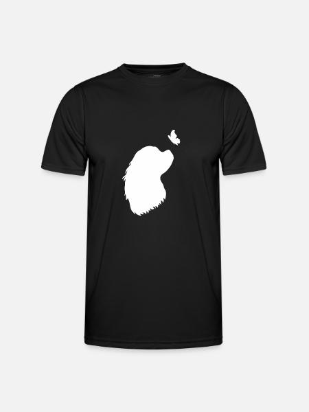 Cavalier King Charles Spaniel - Männer Funktions-T-Shirt - Schwarz