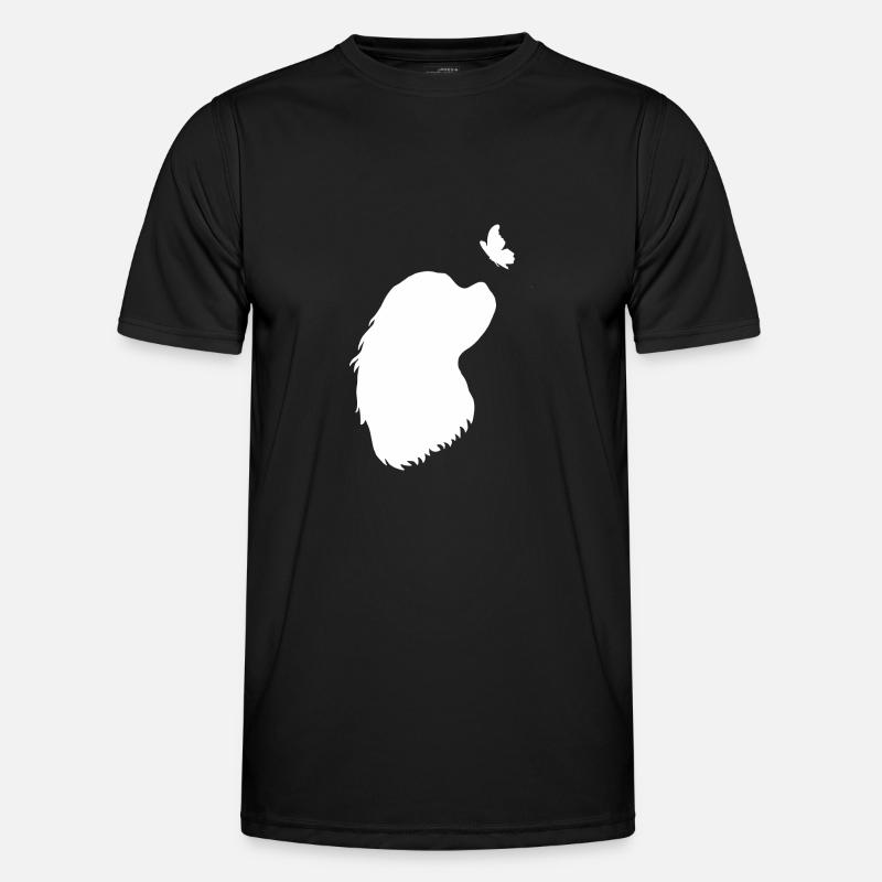 Cavalier King Charles Spaniel - Männer Funktions-T-Shirt - Schwarz