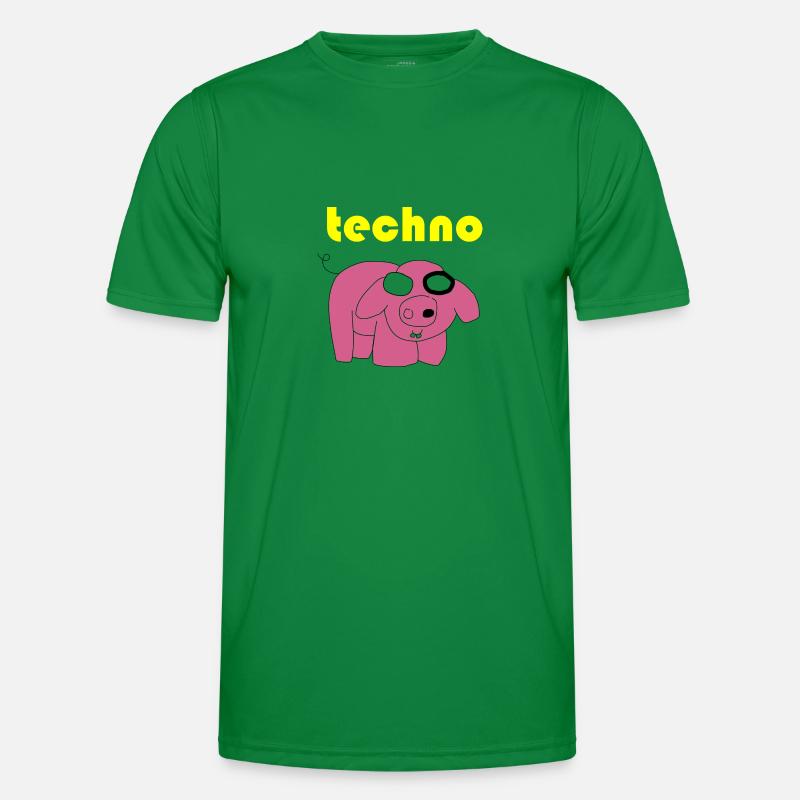 techno sau Männer Funktions-T-Shirt