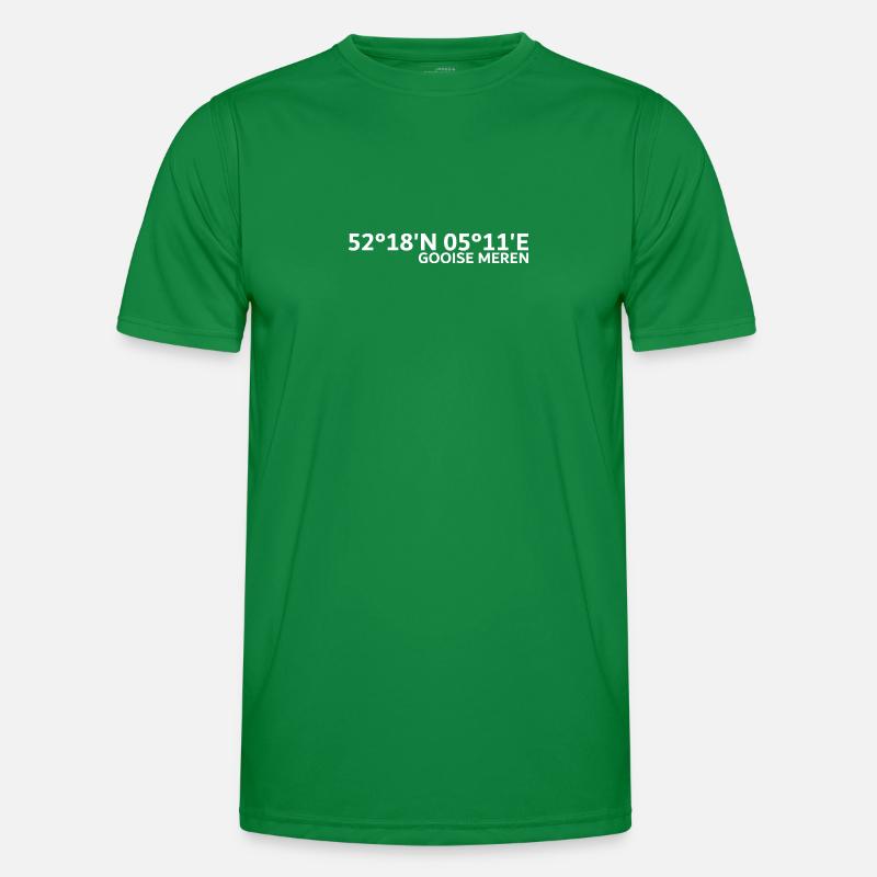 Gooise Meren coordinates Men's Functional T-Shirt