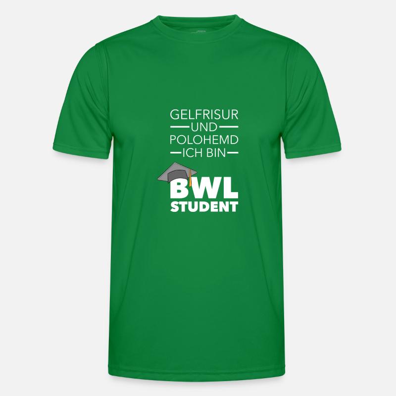BWL Student Bachelor Geschenk Männer Funktions-T-Shirt