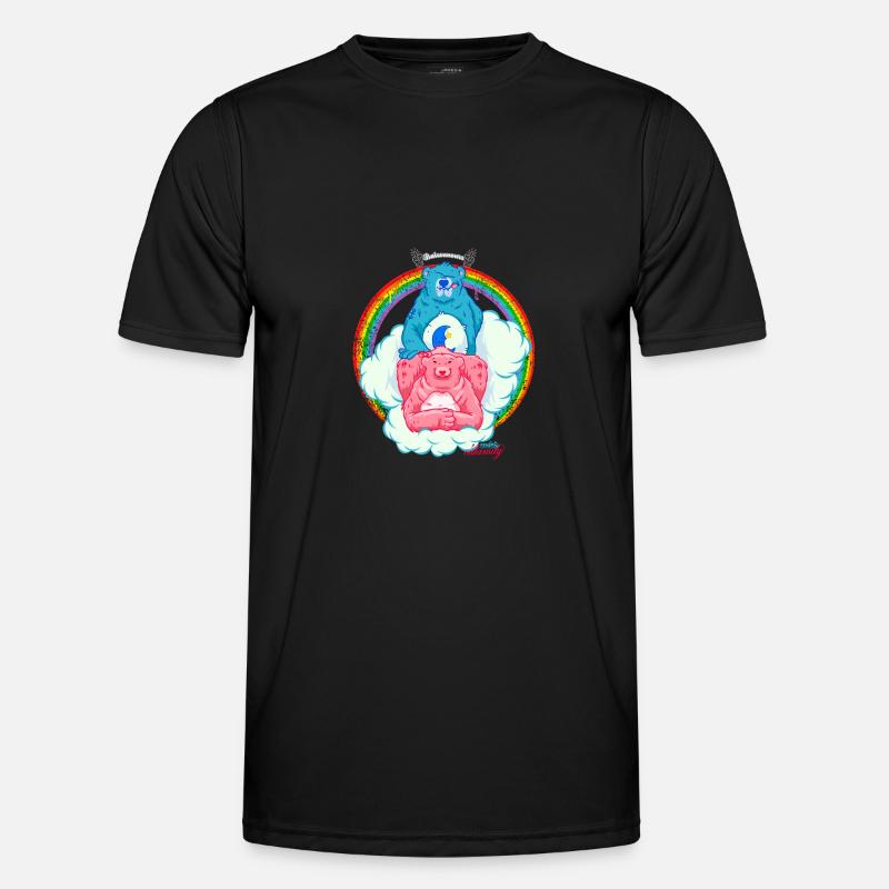 Freche Bären Männer Funktions-T-Shirt