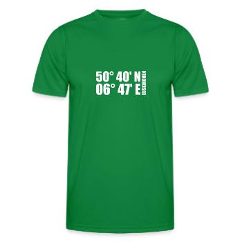 Euskirchen Coordinates - Men's Functional T-Shirt - kelly green - Front - AI Model Male 178 dark (178cm)