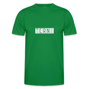 Terni Airport Sign - Men's Functional T-Shirt - kelly green - Front - AI Model Male 178 dark (178cm)
