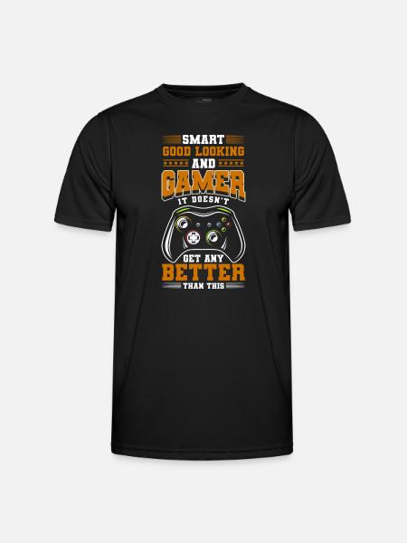 E-Sports Console Computer Games - Men's Functional T-Shirt - black