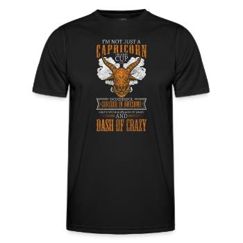 Sternzeichen Astrologie - Männer Funktions-T-Shirt - Schwarz - Vorne - AI Model Male 178 dark (178cm)