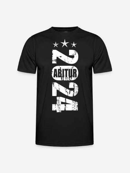 Abitur 2024 - Männer Funktions-T-Shirt - Schwarz
