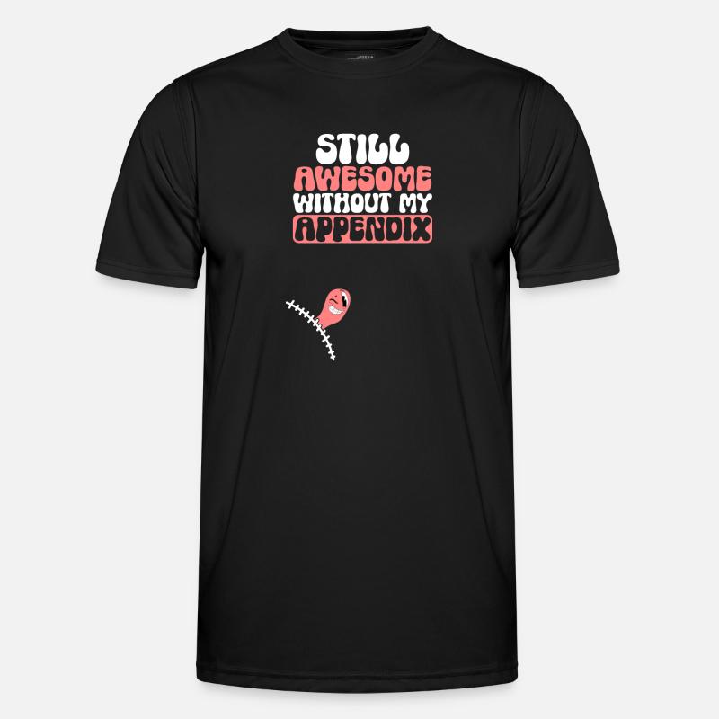 Appendectomy Appendicitis - Men's Functional T-Shirt - black