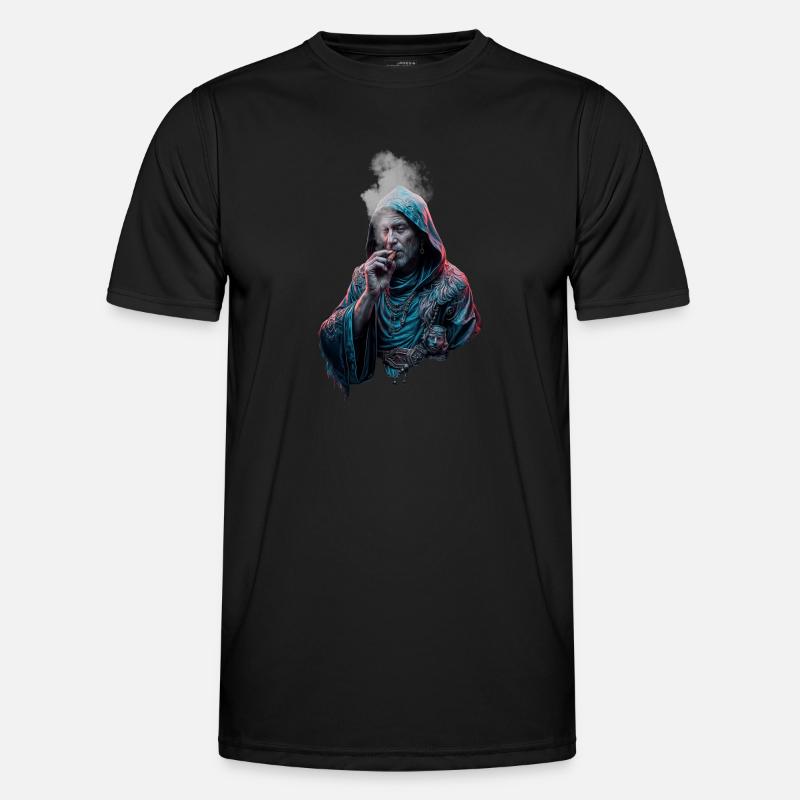 Moine avec cigare T-shirt sport Homme