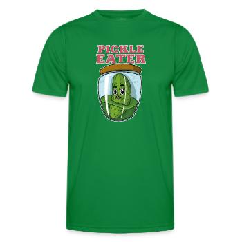 Cornichons Concombres Fruits Nourriture végétalienne Dicton - T-shirt sport Homme - vert - Devant - AI Model Male 178 dark (178cm)