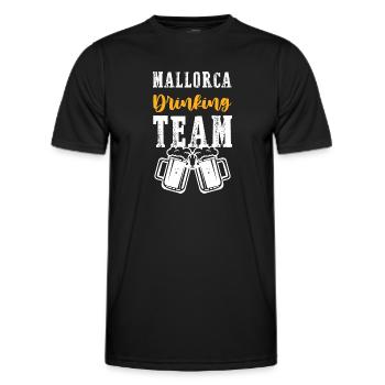 Majorque Équipe de Consommation - T-shirt sport Homme - noir - Devant - AI Model Male 178 dark (178cm)