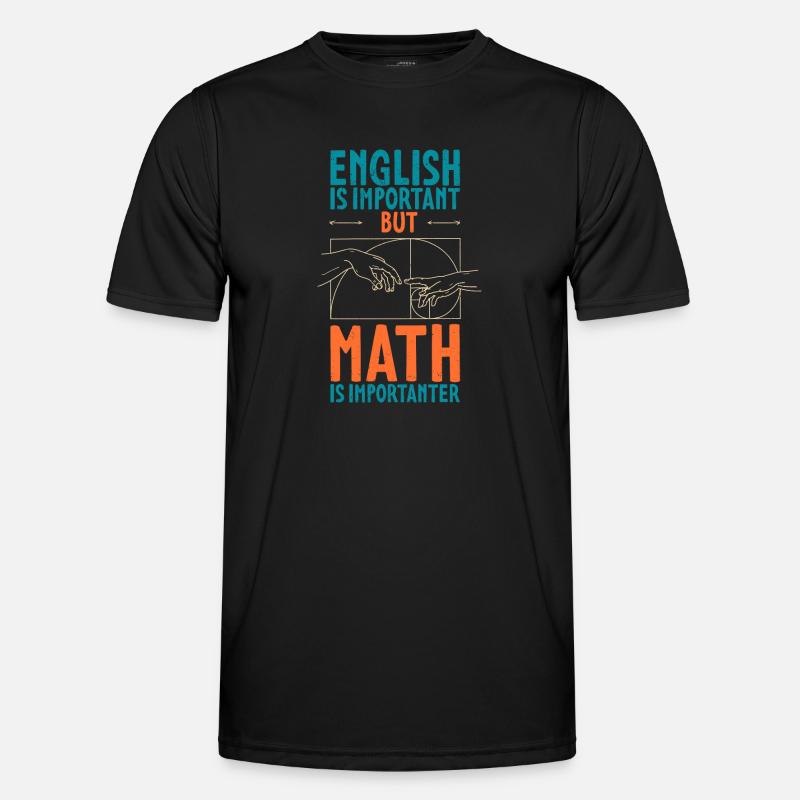 Géométrie Nombre d’or Math Fibonacci T-shirt sport Homme