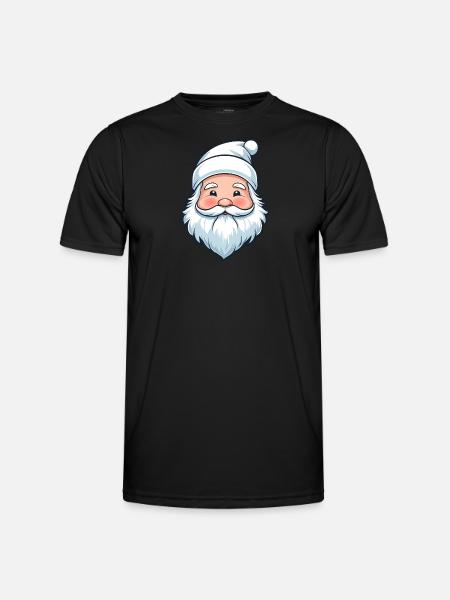 White Christmas Magic - Men's Functional T-Shirt - black