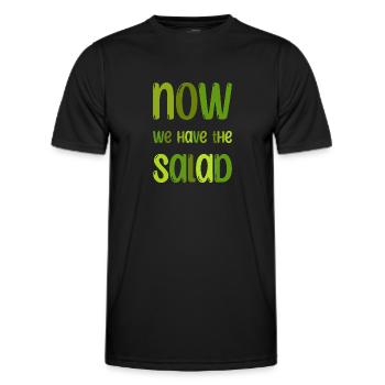 Denglisch Witziger Spruch Geschenk - Männer Funktions-T-Shirt - Schwarz - Vorne - AI Model Male 178 dark (178cm)
