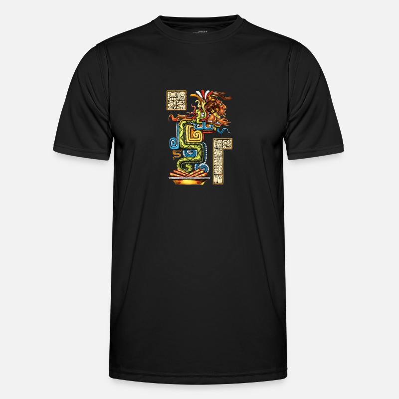 Mayan Vision Serpent Men's Functional T-Shirt