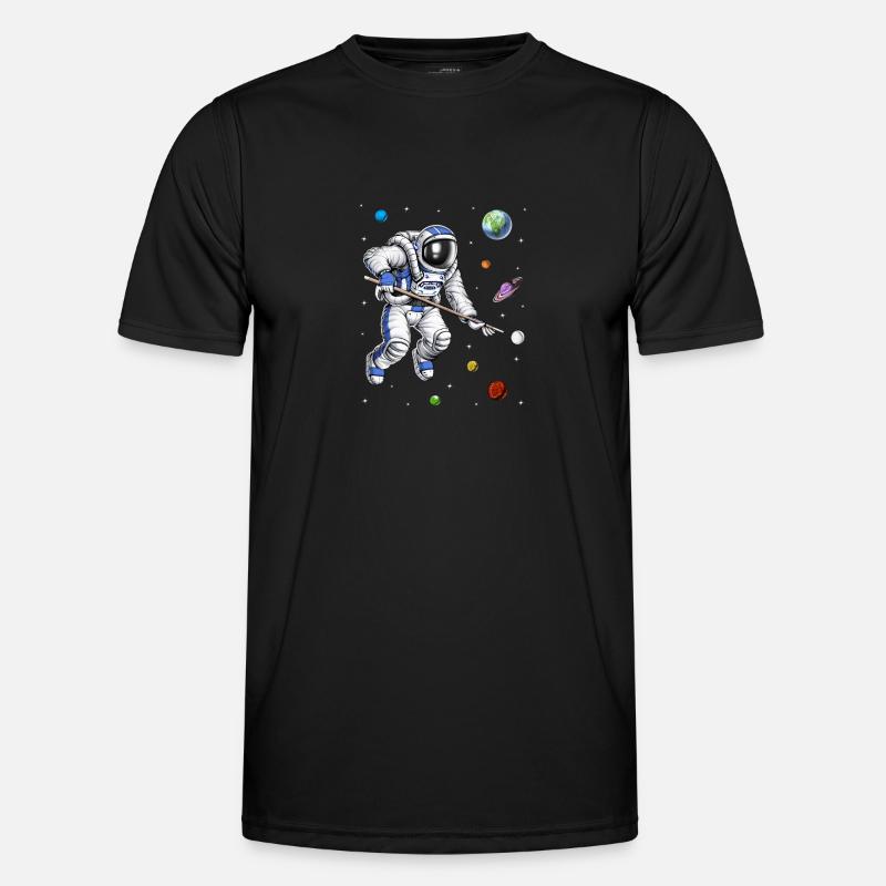 Astronaut Pool Player Men's Functional T-Shirt