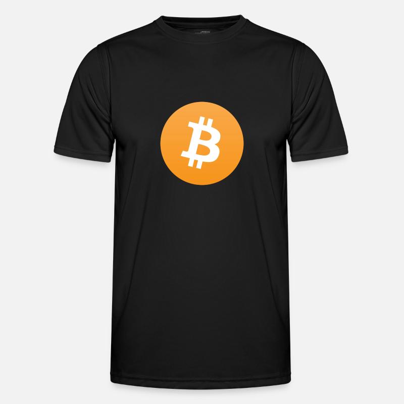 logo bitcoin T-shirt sport Homme