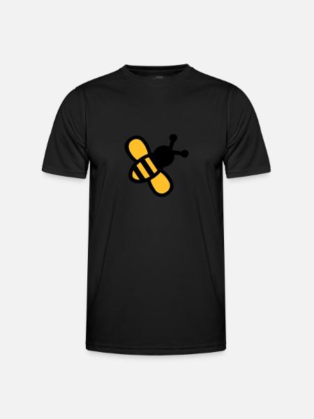 Abeille - T-shirt sport Homme - noir