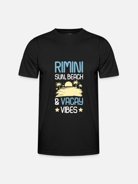 Rimini Summer Saying - Men's Functional T-Shirt - black