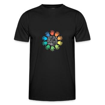 Nursery educator - Men's Functional T-Shirt - black - Front - AI Model Male 178 dark (178cm)