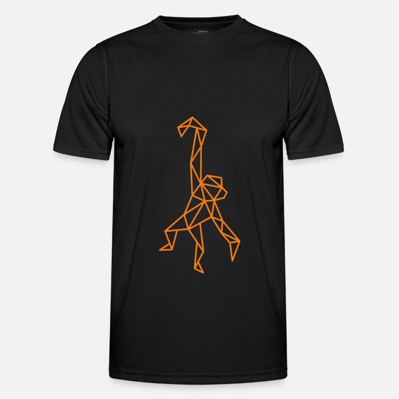 Monkey Geometric Line Men's Functional T-Shirt
