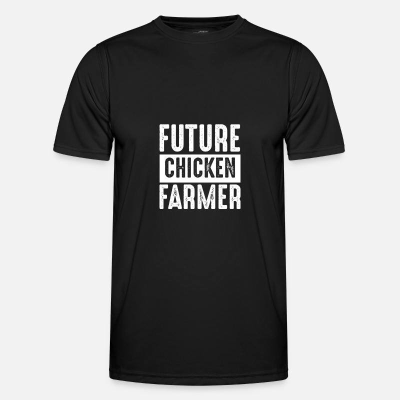 Future Chicken Farmer - - Men's Functional T-Shirt - black