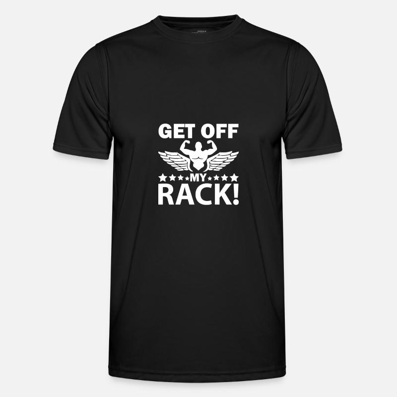 Get off my rack - - Men's Functional T-Shirt - black