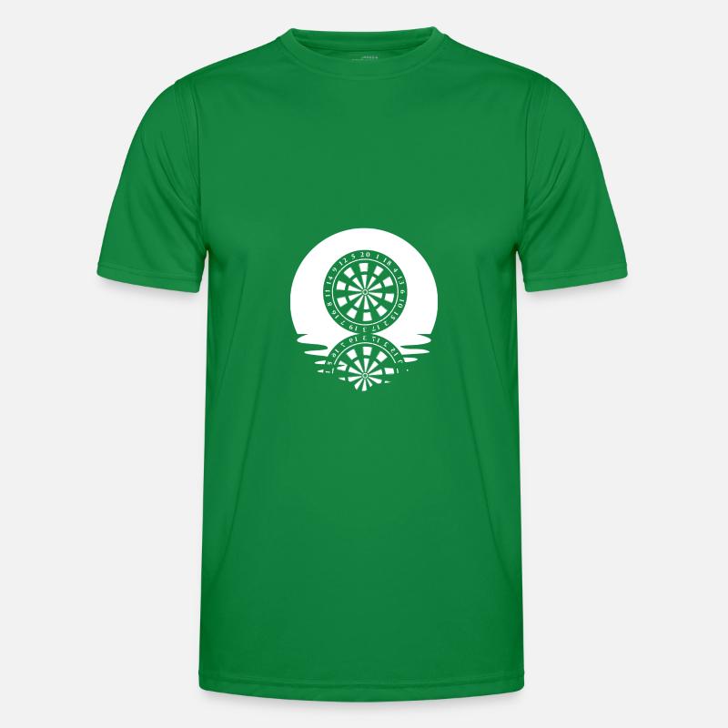 Circle with reflection - Dartboard - Men's Functional T-Shirt
