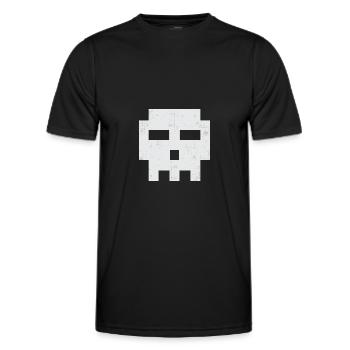tête de crâne pour cosplayer SPVTW - T-shirt sport Homme - noir - Devant - AI Model Male 178 dark (178cm)