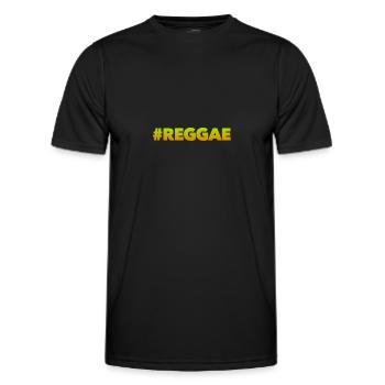 #REGGAE - T-shirt sport Homme - noir - Devant - AI Model Male 178 dark (178cm)