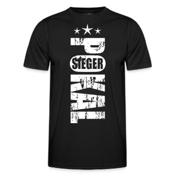 Pokalsieger 2026 - Männer Funktions-T-Shirt - Schwarz - Vorne - AI Model Male 178 dark (178cm)