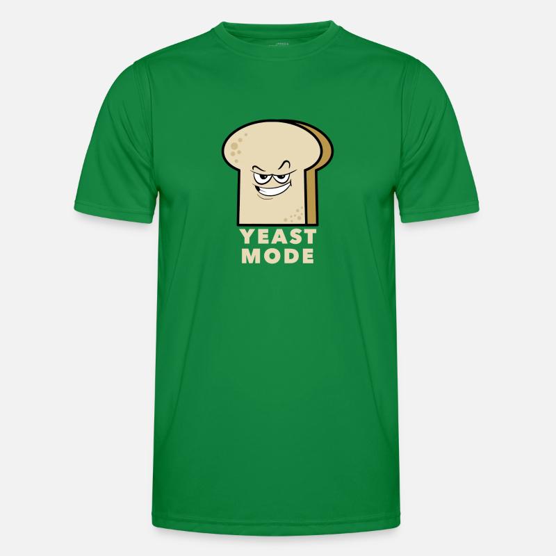 Bread Baking Bakery Sourdough Yeast Mode Men's Functional T-Shirt