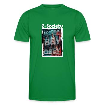 Z society - T-shirt sport Homme - vert - Devant - AI Model Male 178 dark (178cm)