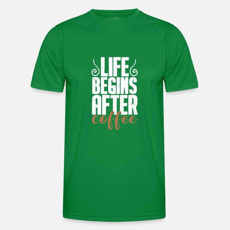 Coffee Coffee Drinker Coffee Lovers Men's Functional T-Shirt