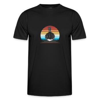 Onion - Men's Functional T-Shirt - black - Front - AI Model Male 178 dark (178cm)