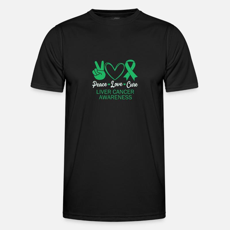 Lebererkrankung - Männer Funktions-T-Shirt - Schwarz