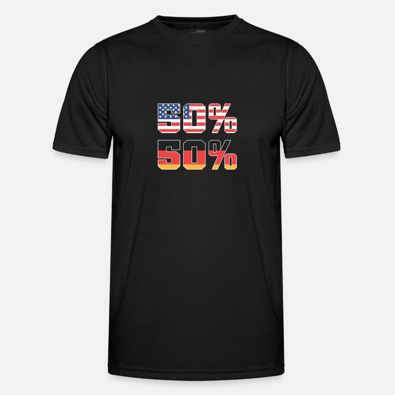 American German - Men's Functional T-Shirt - black