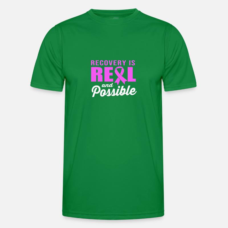 Drogenfrei Sucht Süchtig Männer Funktions-T-Shirt