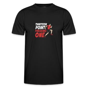 Marathon Marathon Runner - Men's Functional T-Shirt - black - Front - AI Model Male 178 dark (178cm)