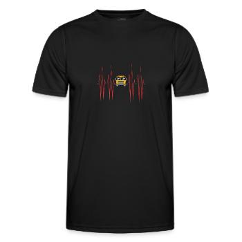 Schulbusfahrer Schulbus - Männer Funktions-T-Shirt - Schwarz - Vorne - AI Model Male 178 dark (178cm)