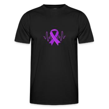 Autoimmune disease - Men's Functional T-Shirt - black - Front - AI Model Male 178 dark (178cm)
