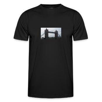 Tower Brücke London - Männer Funktions-T-Shirt - Schwarz - Vorne - AI Model Male 178 dark (178cm)