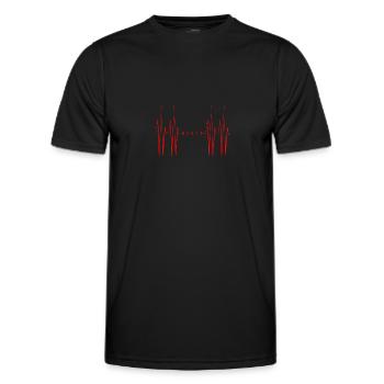 Chorégraphe Professeur de danse - T-shirt sport Homme - noir - Devant - AI Model Male 178 dark (178cm)