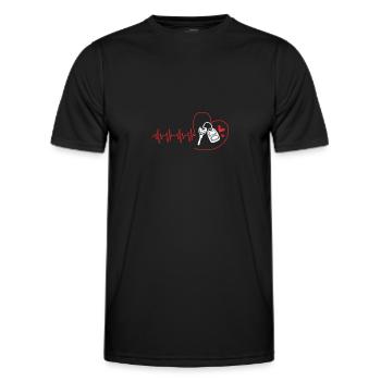 Autofahrer - Männer Funktions-T-Shirt - Schwarz - Vorne - AI Model Male 178 dark (178cm)