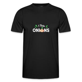Onion - Men's Functional T-Shirt - black - Front - AI Model Male 178 dark (178cm)