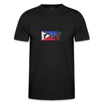 Philippinisch Philippinen - Männer Funktions-T-Shirt - Schwarz - Vorne - AI Model Male 178 dark (178cm)