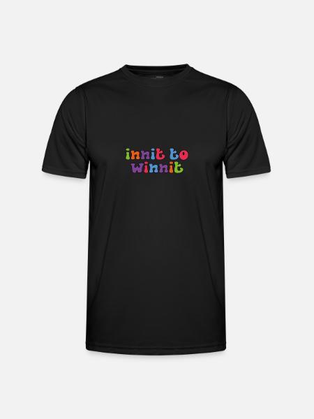 tommyinnit innit to winnit - Männer Funktions-T-Shirt - Schwarz